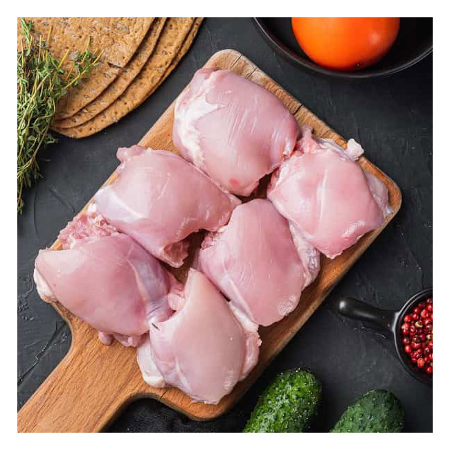 Chicken Thighs Boneless & Without Skin- 500g