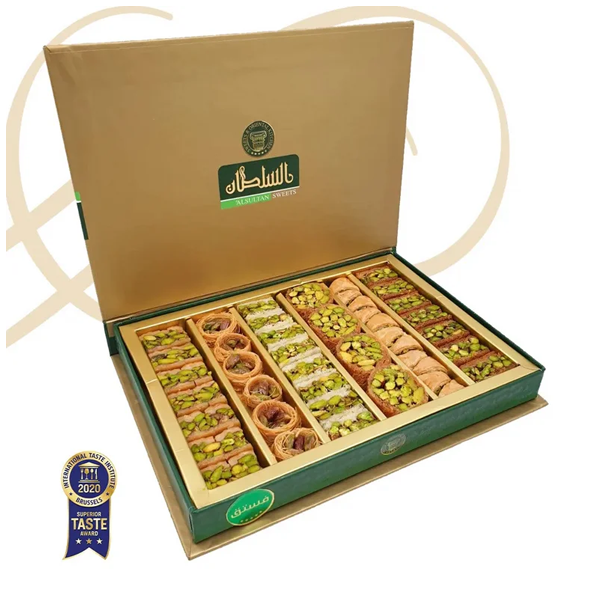 ALSULTAN PISTACHIO MIXED BAKLAWA 800G