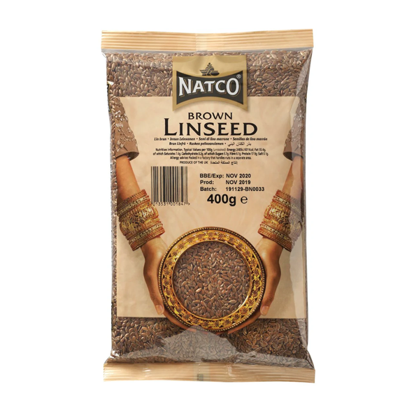 NATCO BROWN LINSEED 400G