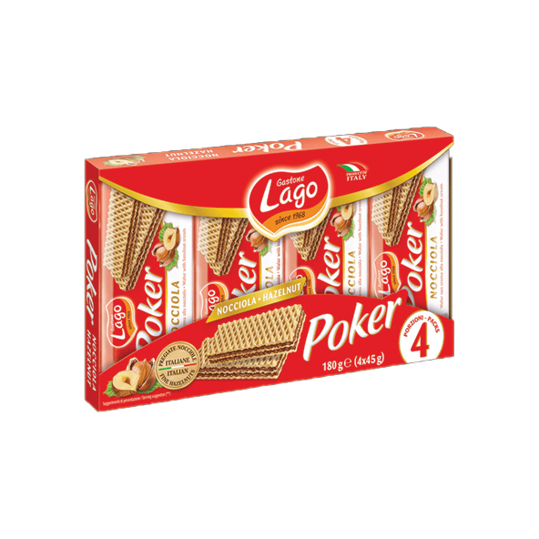 Lago  Nocciola Wafer 4 pacchi packs 200g