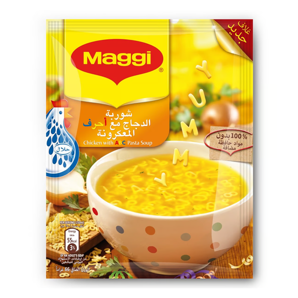 MAGGI  CHICHEN WITH ABC PASTA SOUP 66G